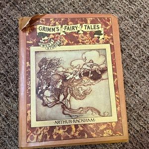 GRIMM’S FAIRY TALES BOOK Twenty Stories Arthur Rackham 1973 Hardcover Dustjacket
